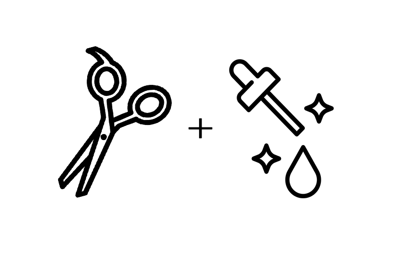 Стрижка кучерявого волосся  (CURLMETHOD) + Глибокий трихологічний пілінг шкіри голови 