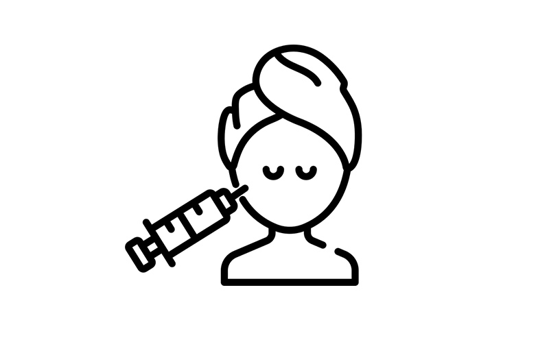 Ботокс лоб + міжбрів'я + очі